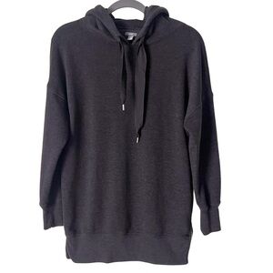 Aerie City Side Zip charcoal gray Hoodie Oversized Sweatshirt Women’s Small